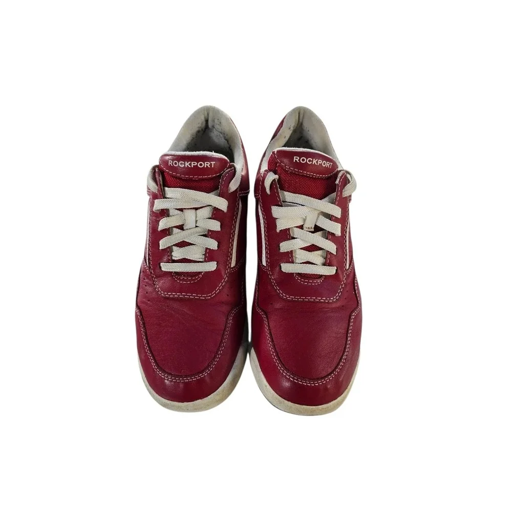 Rockport ProWalker‎ M7100 Mens Walking Shoes Size 9 Red Leather APM26865